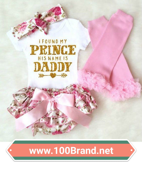 Kids - Daddy's Girl 3&4pc short set