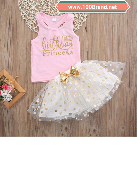 Birthday Princess Toddler 2pc
