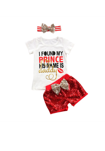 Kids - Daddy's Girl 3&4pc short set