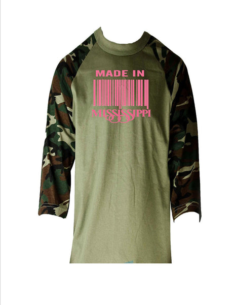 Made In MS Baseball tees(Unisex)