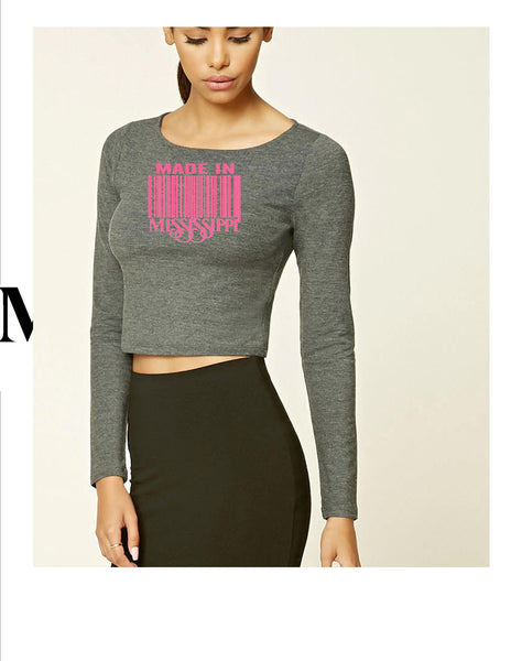 Long Sleeve Crop Tops