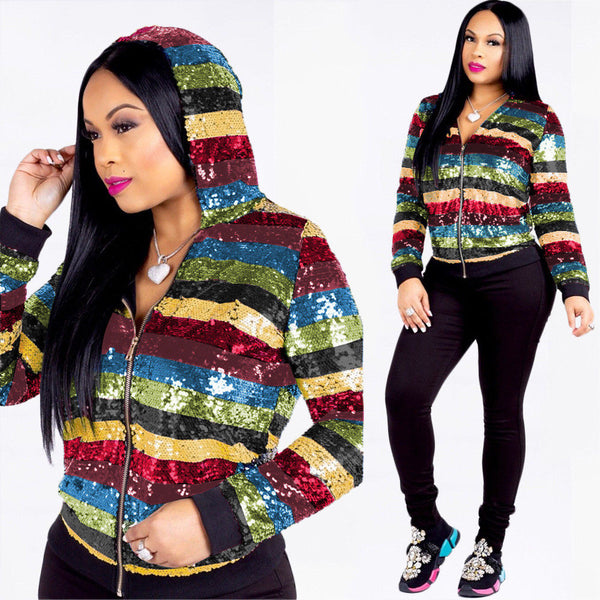Rainbow Sequin Jackets