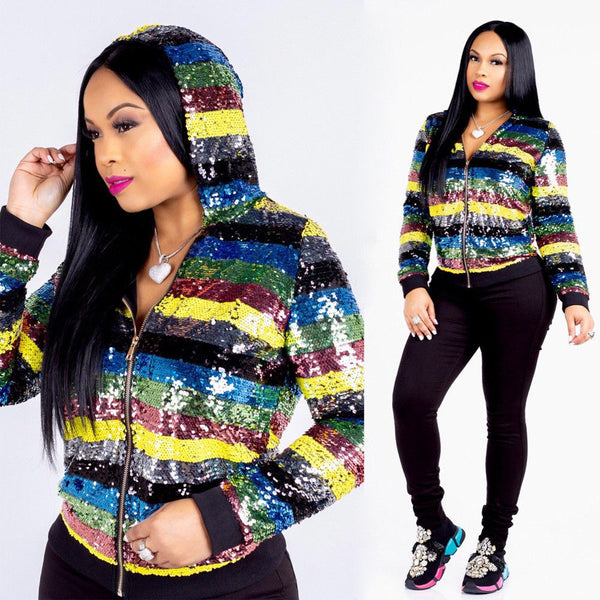 Rainbow Sequin Jackets